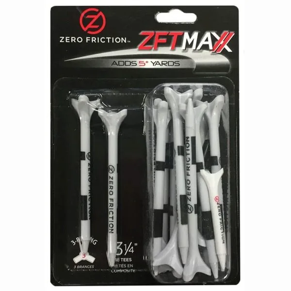 ZERO FRICTION ZFT MAXX GOLF TEES – 3/14” GOLF POWER TEES X 18 PACK 4 ZERO FRICTION ZFT MAXX GOLF TEES – 3/14” GOLF POWER TEES X 18 PACK - Image 2