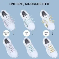 HICKIES 2.0 ADULTS TIE-FREE SHOE LACES X14 / ELECTRIC BLUE -KingGolf Sales Store 51zIi3tulL. AC 600x600 13