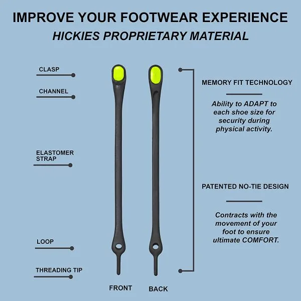 HICKIES 2.0 ADULTS TIE-FREE SHOE LACES X14 / PINK 7 HICKIES 2.0 ADULTS TIE-FREE SHOE LACES X14 / PINK - Image 5