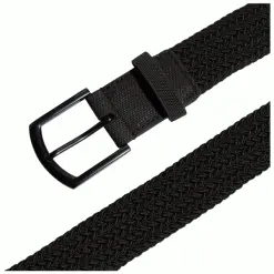 ADIDAS BRAIDED STRETCH GOLF BELT – BLACK -KingGolf Sales Store ADIDAS BRAIDEDBELT BLACK2 600x600 1
