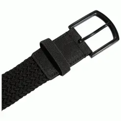 ADIDAS BRAIDED STRETCH GOLF BELT – BLACK -KingGolf Sales Store ADIDAS BRAIDEDBELT BLACK3 600x600 1