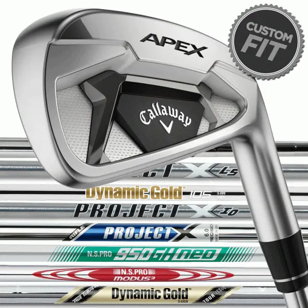 CALLAWAY APEX 21 IRONS / STEEL SHAFTS – CUSTOM FIT 3 CALLAWAY APEX 21 IRONS / STEEL SHAFTS – CUSTOM FIT