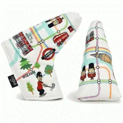 PRG ORIGINAL PREMIUM BLADED GOLF PUTTER HEADCOVER / LTD EDITION / LONDON UK