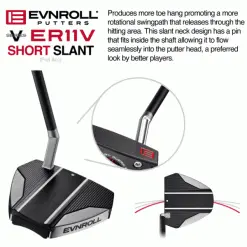 EVNROLL V SERIES ER11v SHORT SLANT NECK PUTTER 12 EVNROLL V SERIES ER11v SHORT SLANT NECK PUTTER -KingGolf Sales Store ER11VSHORT 600x600 1