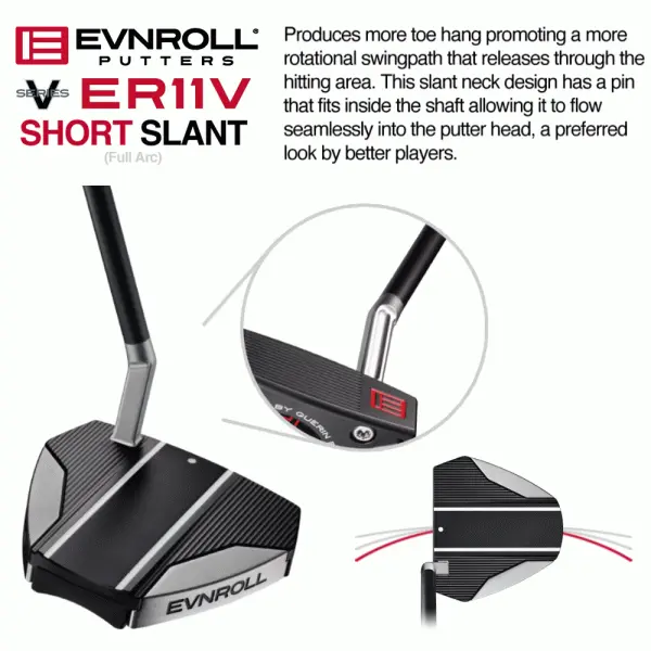 EVNROLL V SERIES ER11v SHORT SLANT NECK PUTTER 6 EVNROLL V SERIES ER11v SHORT SLANT NECK PUTTER - Image 4