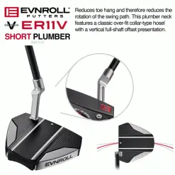 EVNROLL V SERIES ER11v SHORT PLUMBER NECK PUTTER -KingGolf Sales Store ERPLUMB6 600x600 1