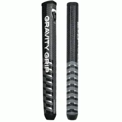 GRAVITY GRIP GOLF PUTTER GRIP – BLACK / GREY