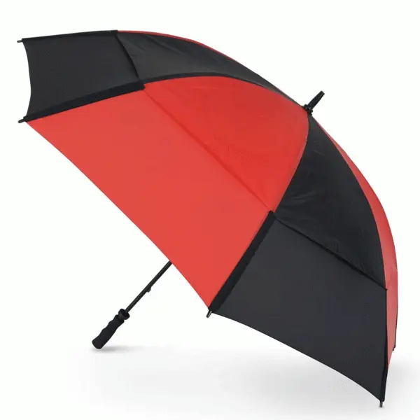 GUSTBUSTER PRO SERIES GOLF UMBRELLA – BLACK / RED 3 GUSTBUSTER PRO SERIES GOLF UMBRELLA – BLACK / RED