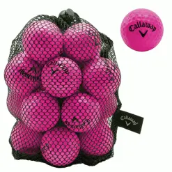 CALLAWAY HX PRACTICE SOFT FLITE GOLF BALLS 9 BALL PACK – PINK