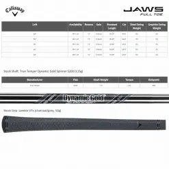 CALLAWAY JAWS FULL TOE WEDGE – BLACK 11 CALLAWAY JAWS FULL TOE WEDGE – BLACK -KingGolf Sales Store JAWSFT5 600x600 2