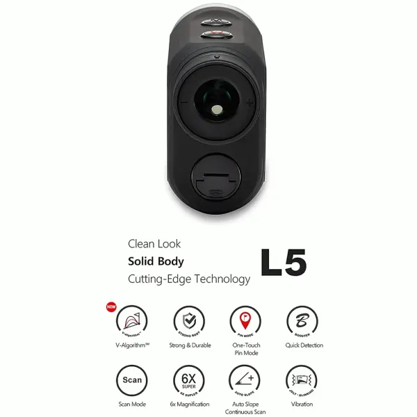 VOICE CADDIE L5 GOLF GPS LASER RANGEFINDER 8 VOICE CADDIE L5 GOLF GPS LASER RANGEFINDER - Image 6