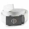 OSCAR JACOBSON LEATHER GOLF BELT – WHITE -KingGolf Sales Store LEATHER WHITE 1 600x600 1