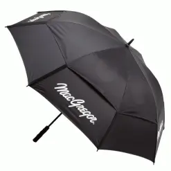MACGREGOR 62″ DUAL CANOPY AUTOMATIC GOLF UMBRELLA – BLACK