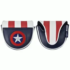 PRG ORIGINAL PREMIUM MALLET GOLF PUTTER HEADCOVER / LTD EDITION / CAPTAIN AMERICA