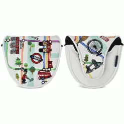 PRG ORIGINAL PREMIUM MALLET GOLF PUTTER HEADCOVER / LTD EDITION / LONDON UK