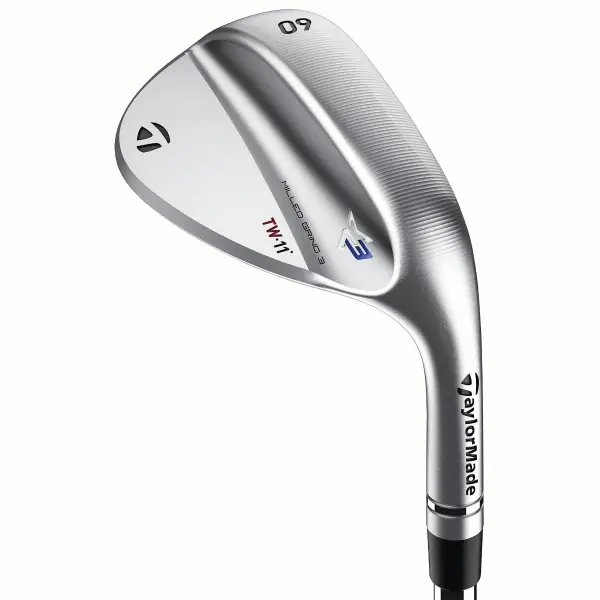 TAYLORMADE MILLED GRIND 3 TIGER WOODS WEDGE – SATIN CHROME 3 TAYLORMADE MILLED GRIND 3 TIGER WOODS WEDGE – SATIN CHROME