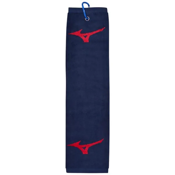 MIZUNO 2023 TRI-FOLD RB GOLF TOWEL – NAVY / RED 4 MIZUNO 2023 TRI-FOLD RB GOLF TOWEL – NAVY / RED - Image 2