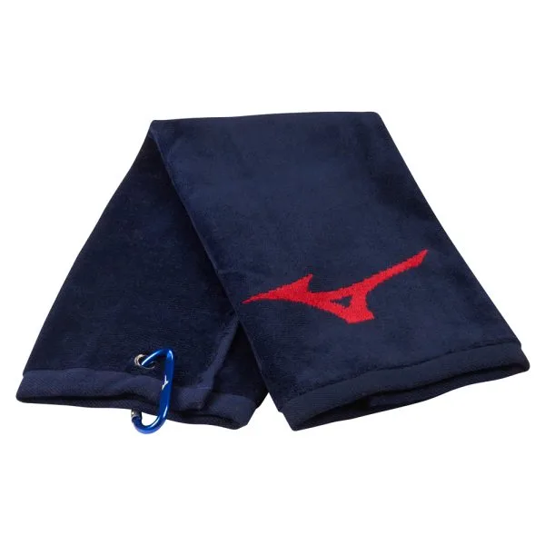 MIZUNO 2023 TRI-FOLD RB GOLF TOWEL – NAVY / RED 3 MIZUNO 2023 TRI-FOLD RB GOLF TOWEL – NAVY / RED