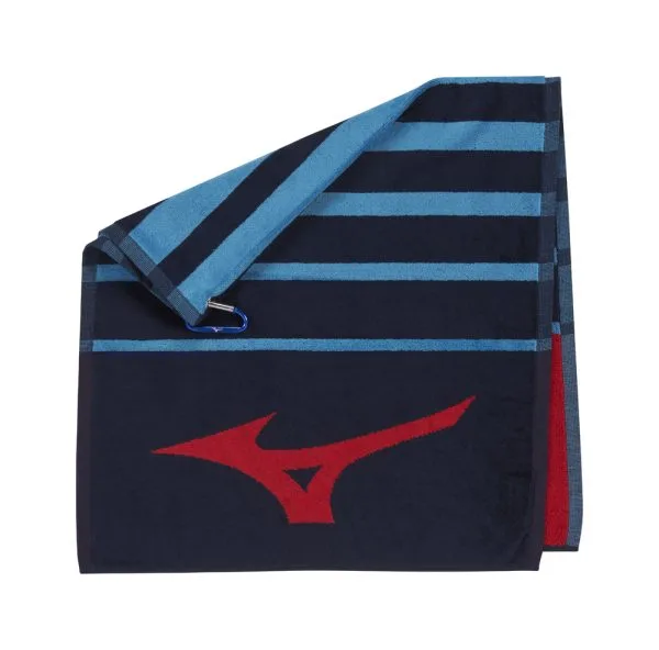 MIZUNO RB TOUR GOLF TOWEL – NAVY / RED 3 MIZUNO RB TOUR GOLF TOWEL – NAVY / RED