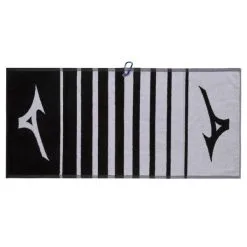 MIZUNO RB TOUR GOLF TOWEL – BLACK / WHITE -KingGolf Sales Store Mizuno Tour black 1 600x600 1