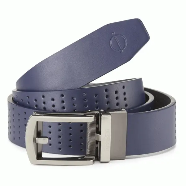 OSCAR JACOBSON SHELBY LEATHER GOLF BELT – NAVY 3 OSCAR JACOBSON SHELBY LEATHER GOLF BELT – NAVY