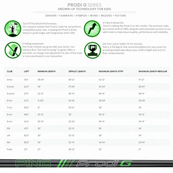 PING PRODI G JUNIOR DRIVER 4 PING PRODI G JUNIOR DRIVER - Image 2