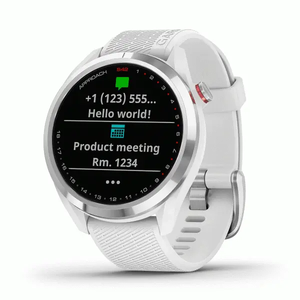 GARMIN APPROACH S42 GOLF GPS WATCH – WHITE 10 GARMIN APPROACH S42 GOLF GPS WATCH – WHITE - Image 8