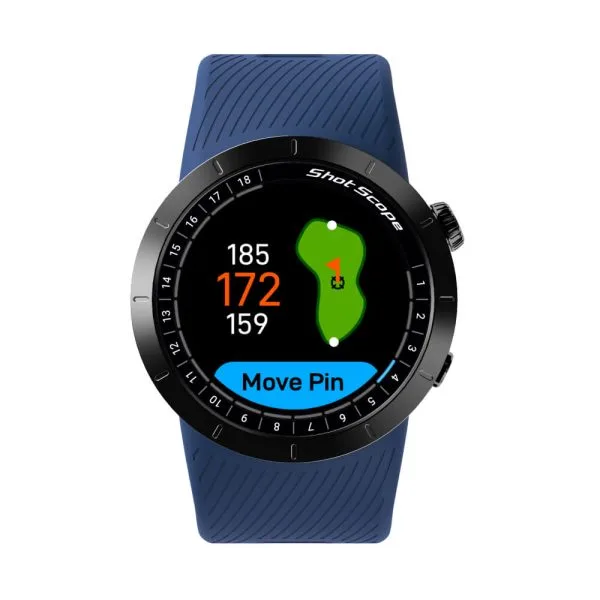 SHOT SCOPE X5 GOLF WATCH / GAME TRACKER – MIDNIGHT BLUE – PREORDER EARLY APRIL 7 SHOT SCOPE X5 GOLF WATCH / GAME TRACKER – MIDNIGHT BLUE – PREORDER EARLY APRIL - Image 5