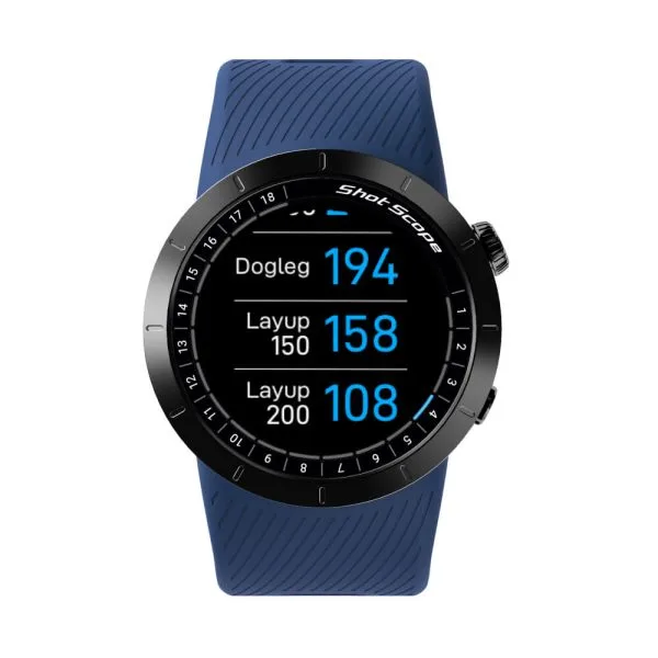 SHOT SCOPE X5 GOLF WATCH / GAME TRACKER – MIDNIGHT BLUE – PREORDER EARLY APRIL 8 SHOT SCOPE X5 GOLF WATCH / GAME TRACKER – MIDNIGHT BLUE – PREORDER EARLY APRIL - Image 6