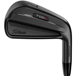 TITLEIST 2023 T100 S JET BLACK IRONS / STEEL SHAFTS