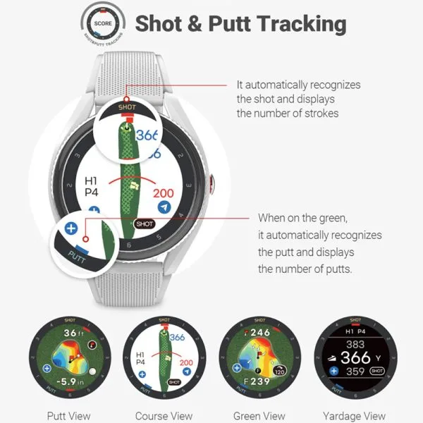 VOICE CADDIE A2 GOLF GPS SMART WATCH 9 VOICE CADDIE A2 GOLF GPS SMART WATCH - Image 7