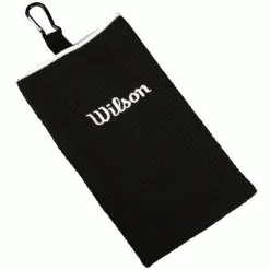 WILSON TRI-FOLD GOLF TOWEL / BLACK