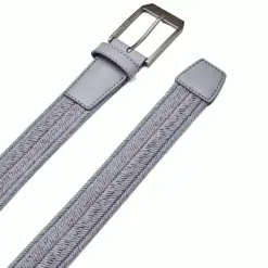 UNDER ARMOUR BRAIDED STRETCH GOLF BELT – STEEL