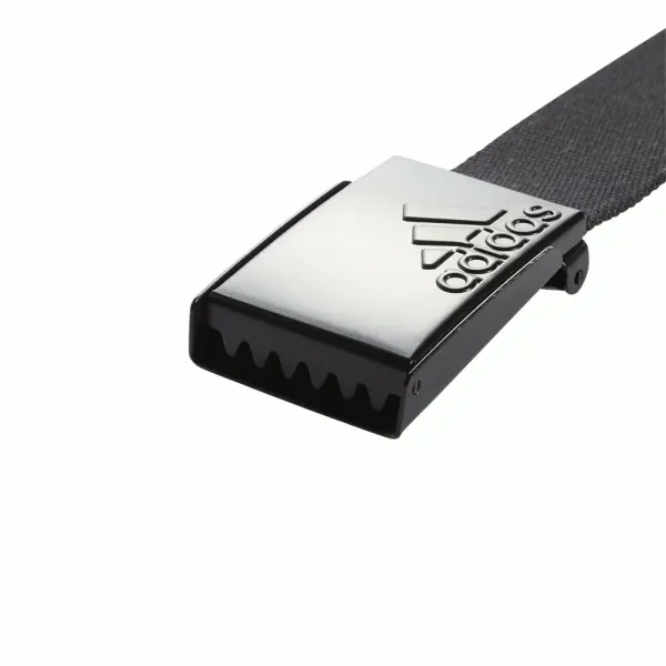 ADIDAS REVERSIBLE WEBBING GOLF BELT – BLACK 4 ADIDAS REVERSIBLE WEBBING GOLF BELT – BLACK - Image 2