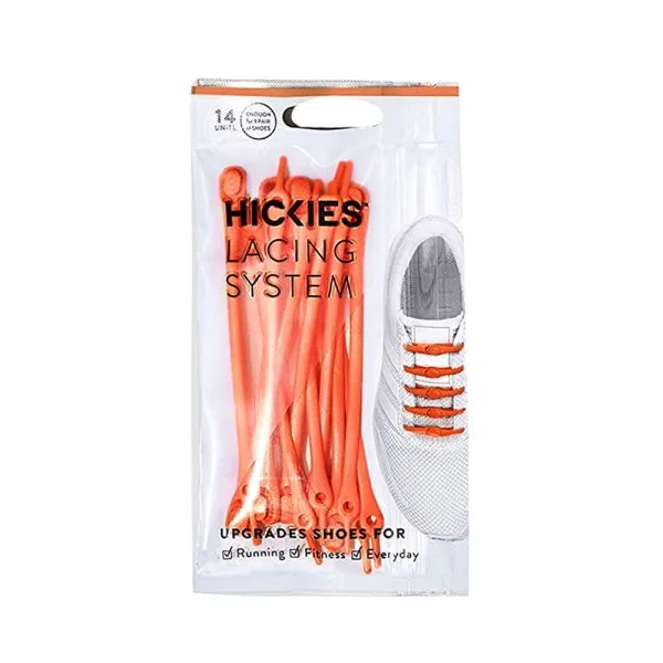 HICKIES 2.0 ADULTS TIE-FREE SHOE LACES X14 / ORANGE 3 HICKIES 2.0 ADULTS TIE-FREE SHOE LACES X14 / ORANGE