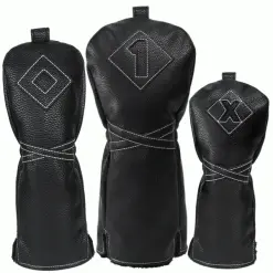 IZZO GOLF PREMIUM LEATHER HEADCOVERS